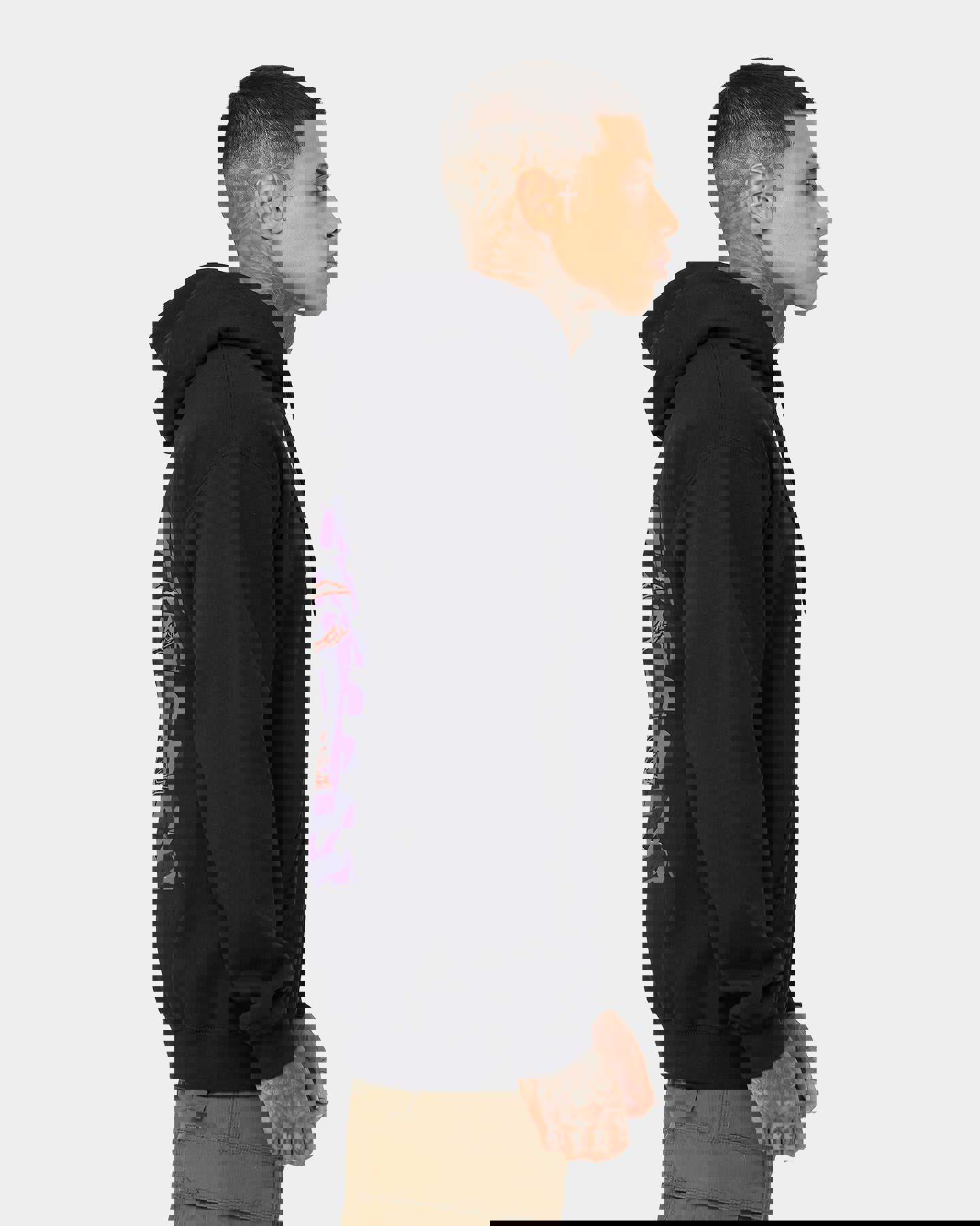 Black Sabbath Spiral Hoodie - Printed Streetwear Hoodie