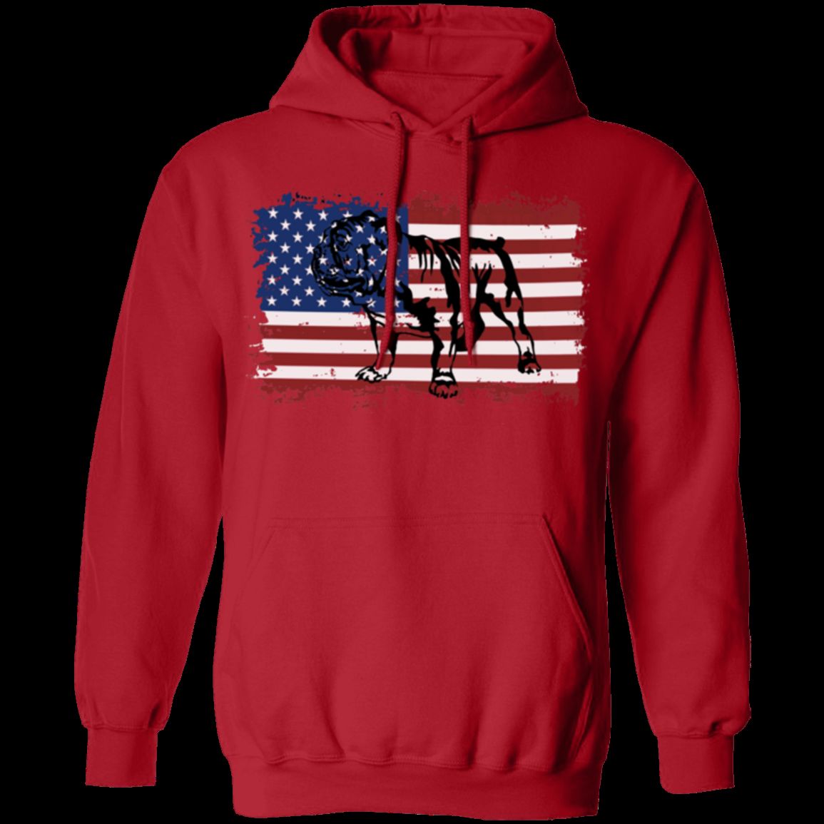 VINTAGE ENGLISH STYLE BULLDOG AMERICAN Pullover Hoodie