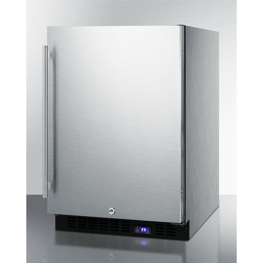 Summit 24 Wide Outdoor All-Freezer With Icemaker - 4.72 cu.ft. Capacity, Frost Free Defrost, Digital Thermostat
