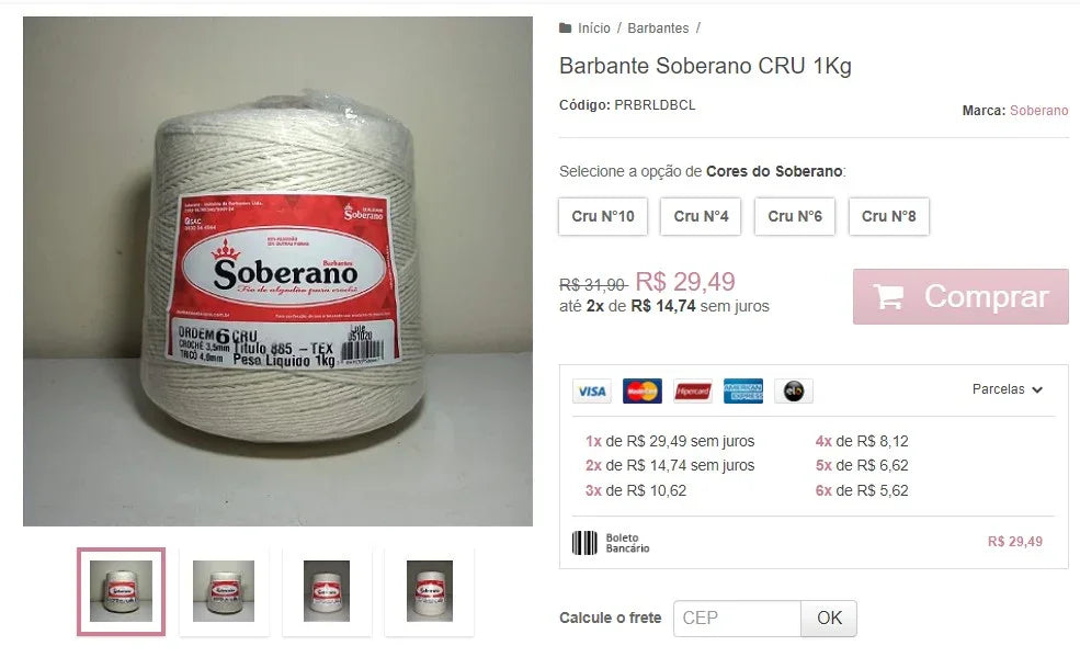 Personal Shopper Service for Brazilian Yarn and Crochet Supplies