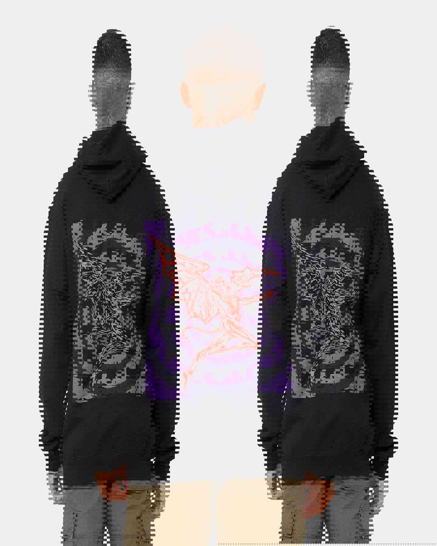 Black Sabbath Spiral Hoodie - Printed Streetwear Hoodie