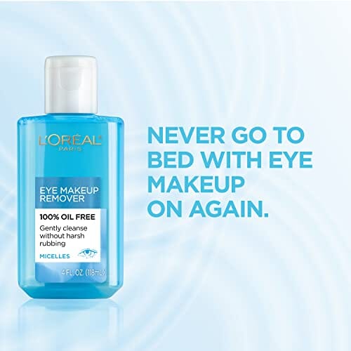 L'Oreal Paris Skincare Dermo-Expertise Oil-Free Eye Makeup Remover, Gentle Eye Makeup Remover, 4 fl. oz.