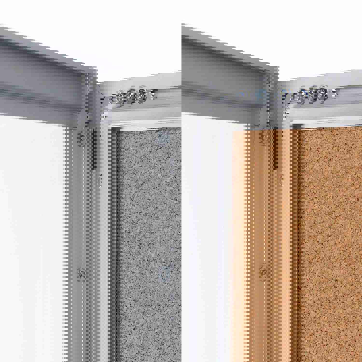 Enclosed Notice Board with Swing Door for Indoor and Outdoor Use