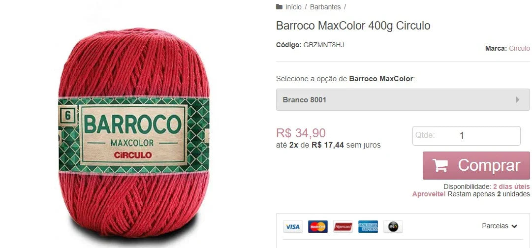 Personal Shopper Service for Brazilian Yarn and Crochet Supplies