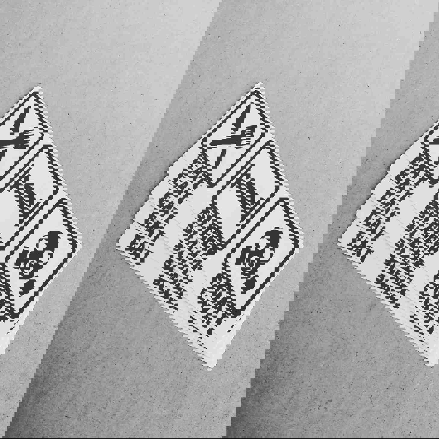 Eat Sleep Coat Sticker - Multi-Color Options