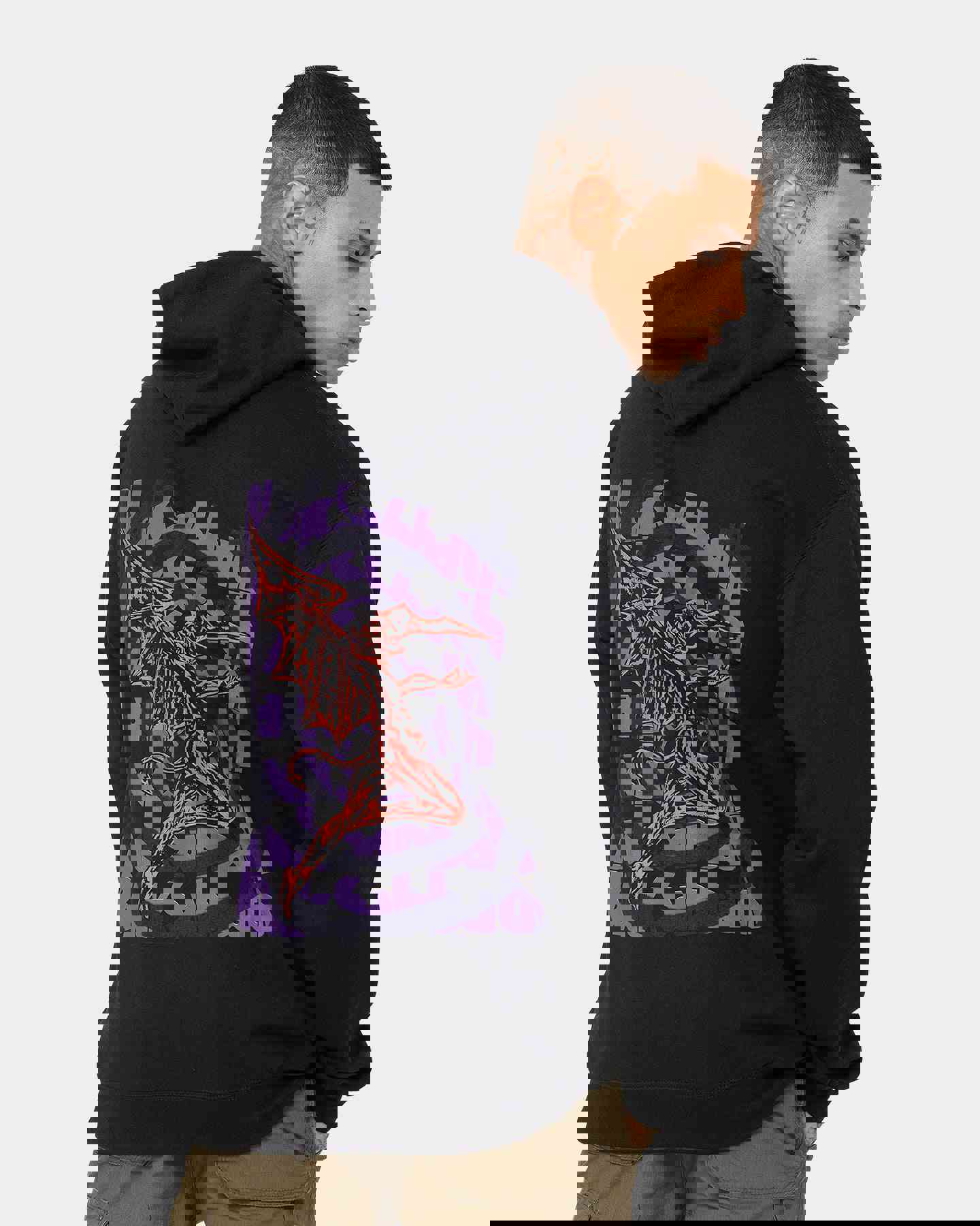 Black Sabbath Spiral Hoodie - Printed Streetwear Hoodie