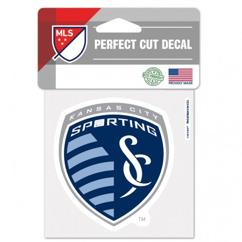 Sporting KC Perfect Cut Decal by Wincraft - Premium Outdoor Vinyl Sticker