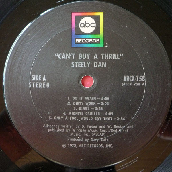 Steely Dan - Cant Buy A Thrill (LP, Album, Gat) (Very Good Condition)