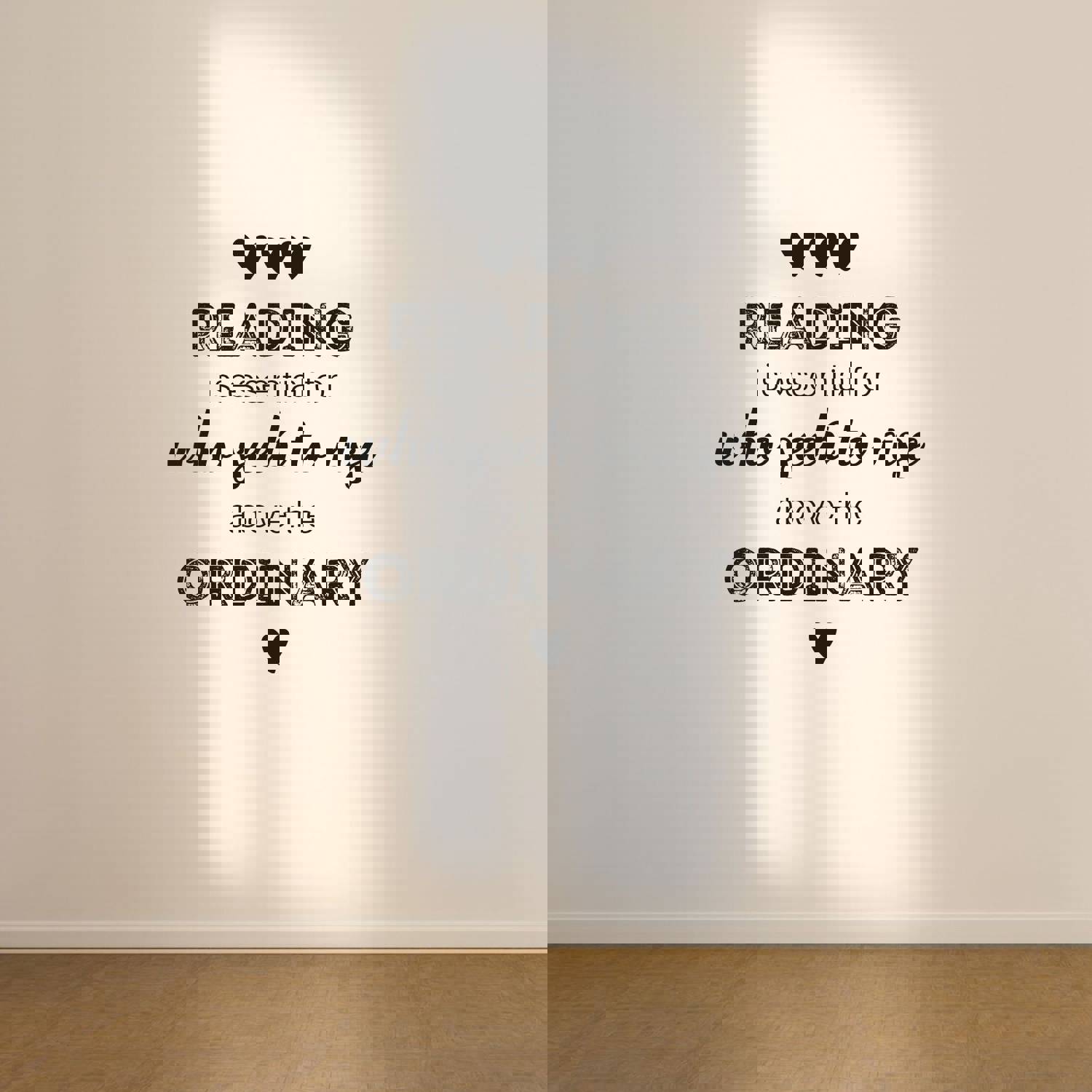 Reading Quotes Vinyl Wall Sticker Art Decal - Reading Is Essential