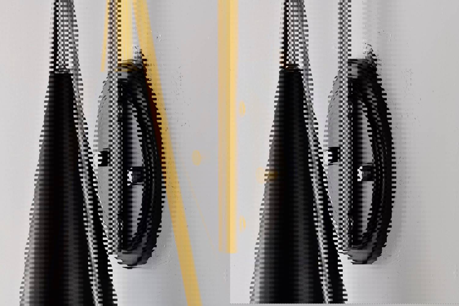 SATCO/NUVO Admiral 1 Light Wall Sconce in Matte Black and Natural Brass Finish with White Opal Glass