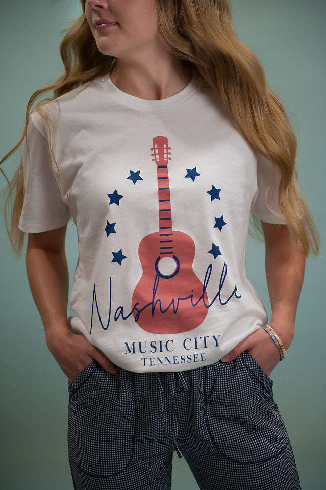 Nashville Music City Graphic Tee