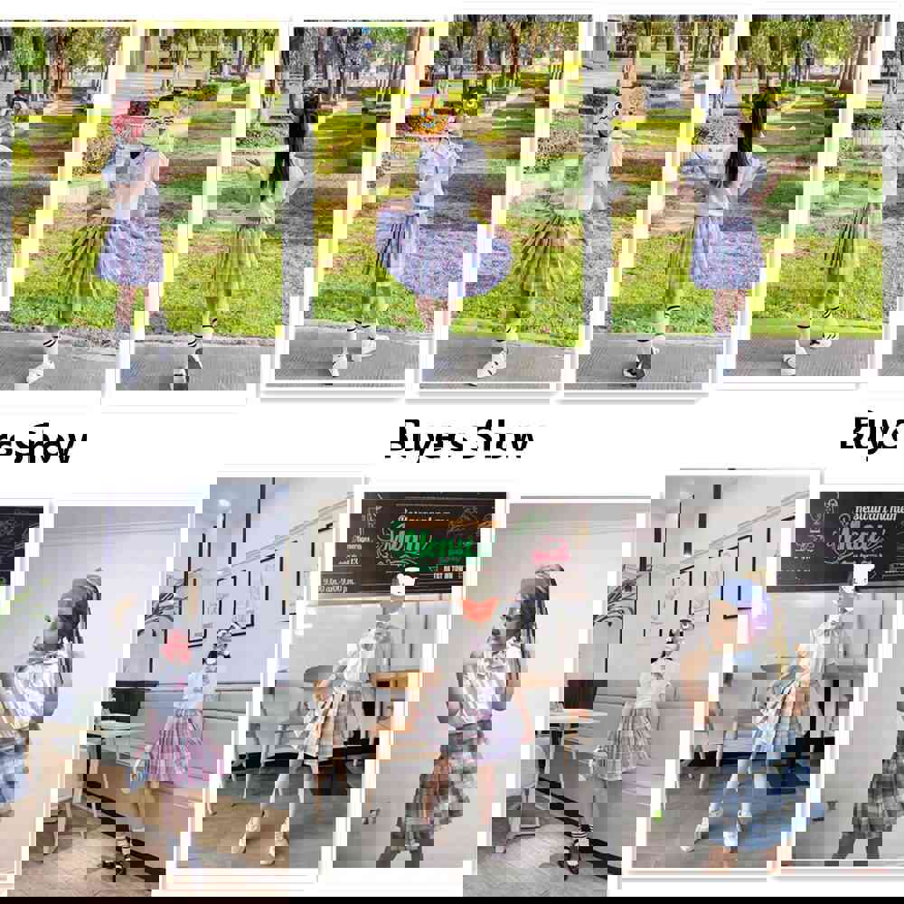 Girls Clothing Set - Short-Sleeved Shirt & Plaid Pleated Skirt