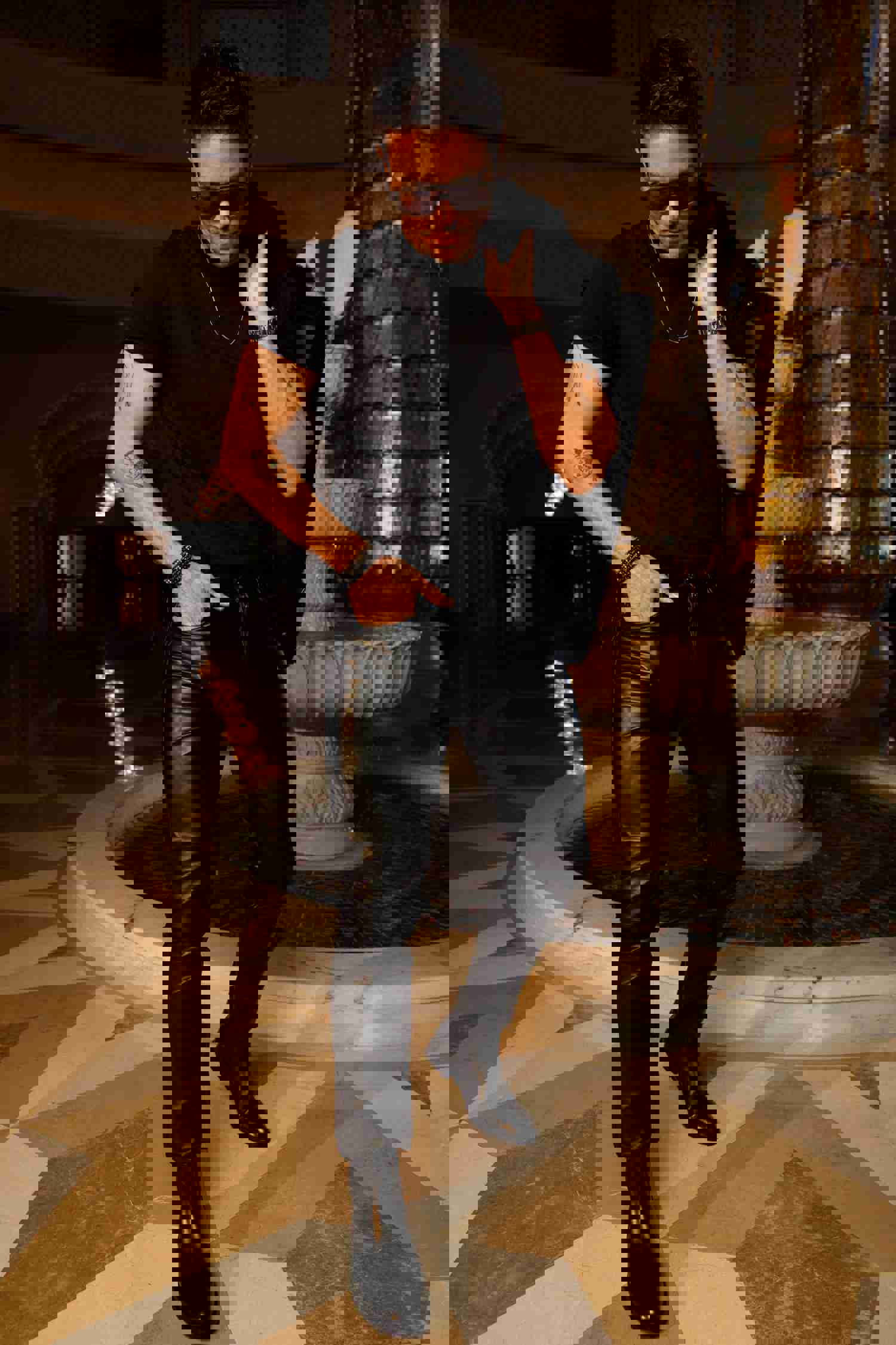 The Manby Black Leather Chelsea Men Boot