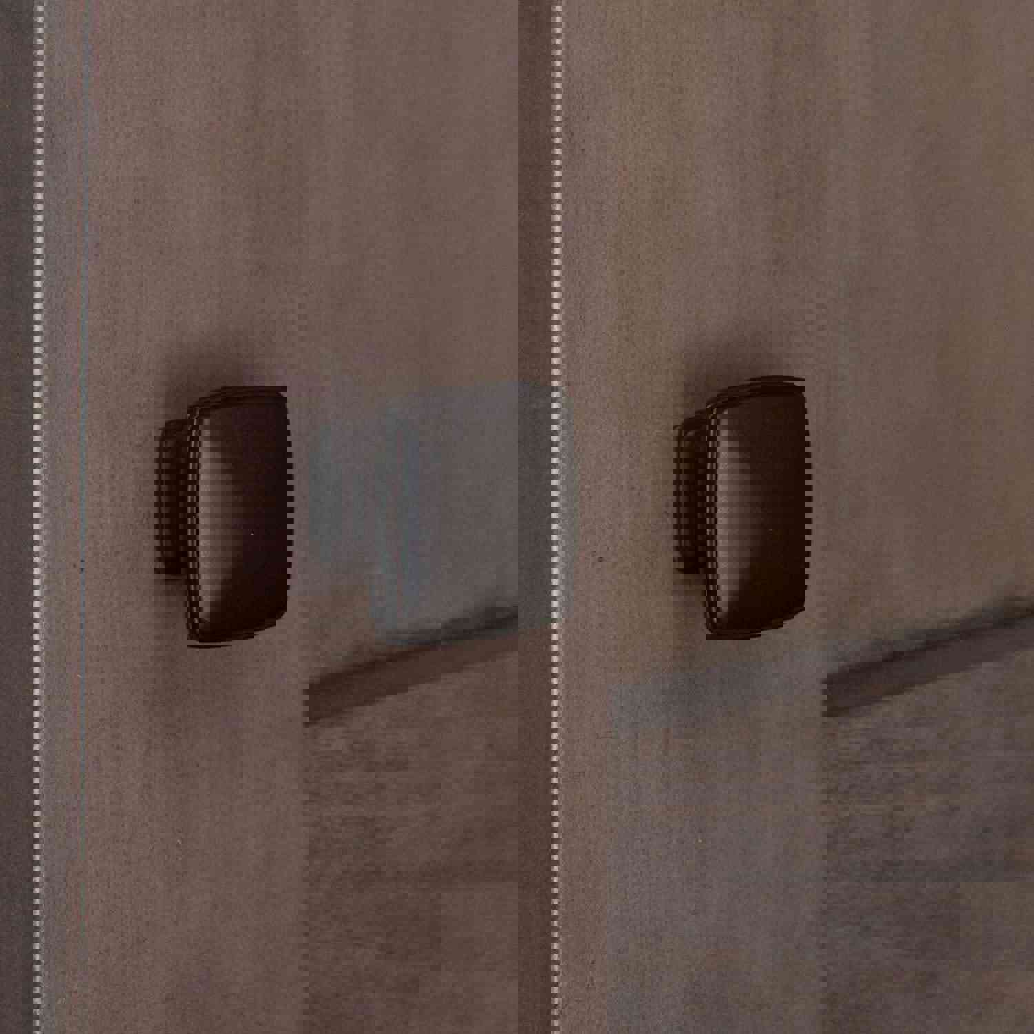 10-Pack 1.25-Inch Square Cabinet Knob - Black Matte Zinc Alloy