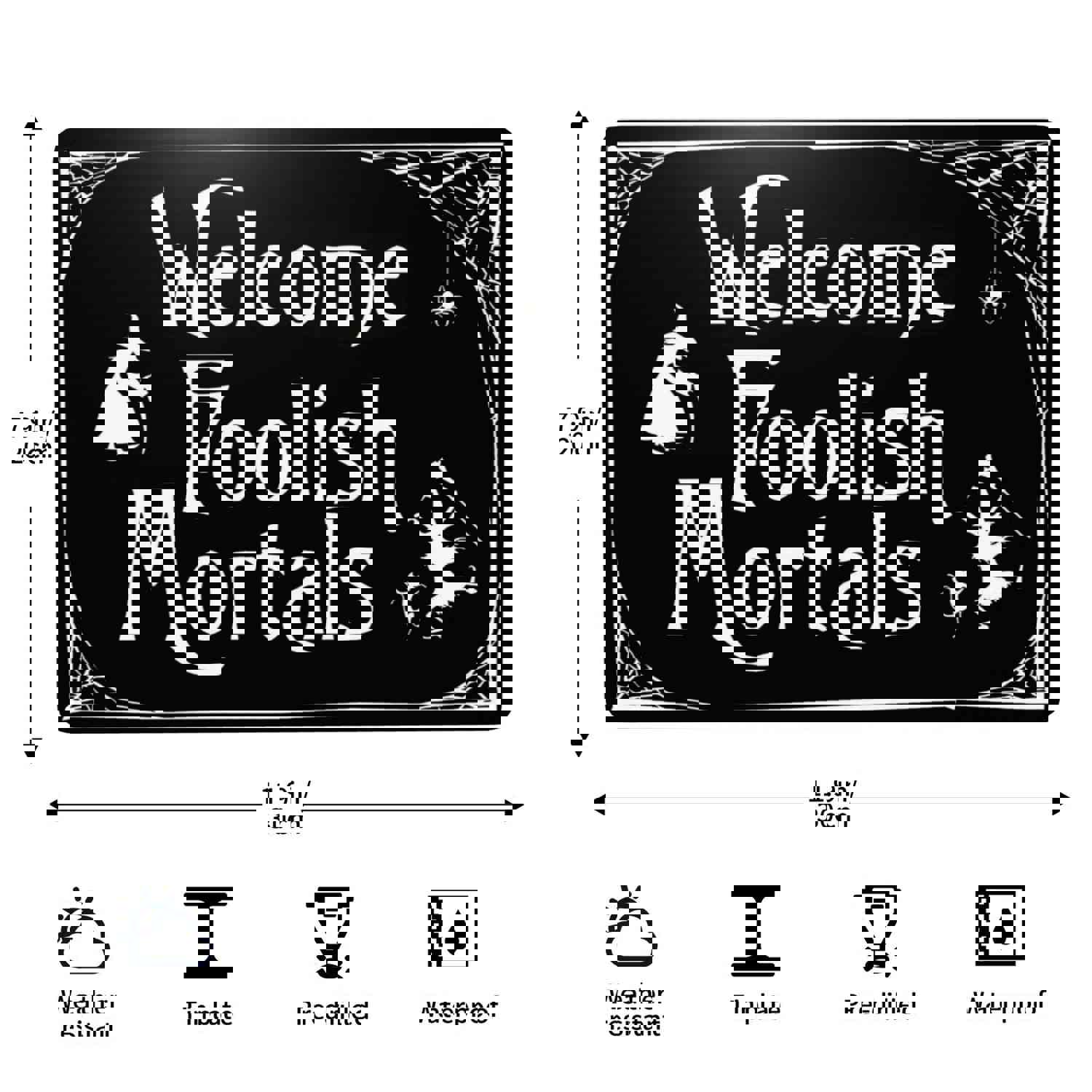 1pc Vintage Halloween Witch Tin Sign - Old Salem Inn Wall Art Decor (8x12inch)