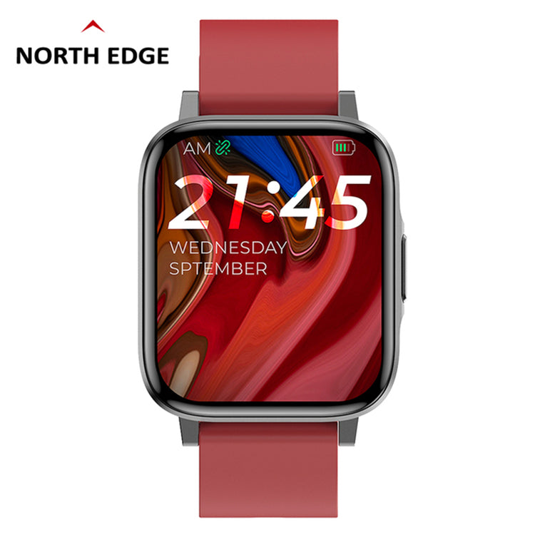 North Edge F60 Smart Watch - Full Touch Screen, IP68, Fitness Tracker for Android & iOS