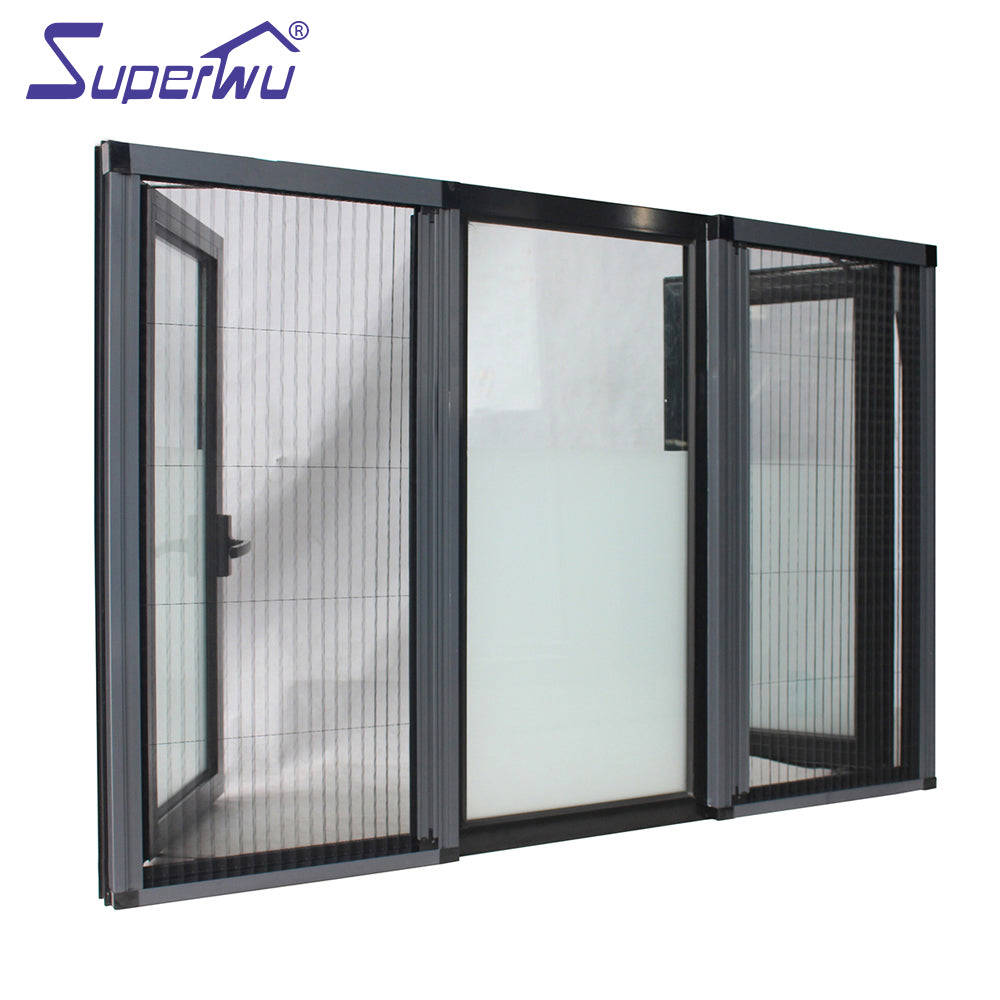 Superwu Certification Aluminum Passive House Energy Efficient Casement Windows