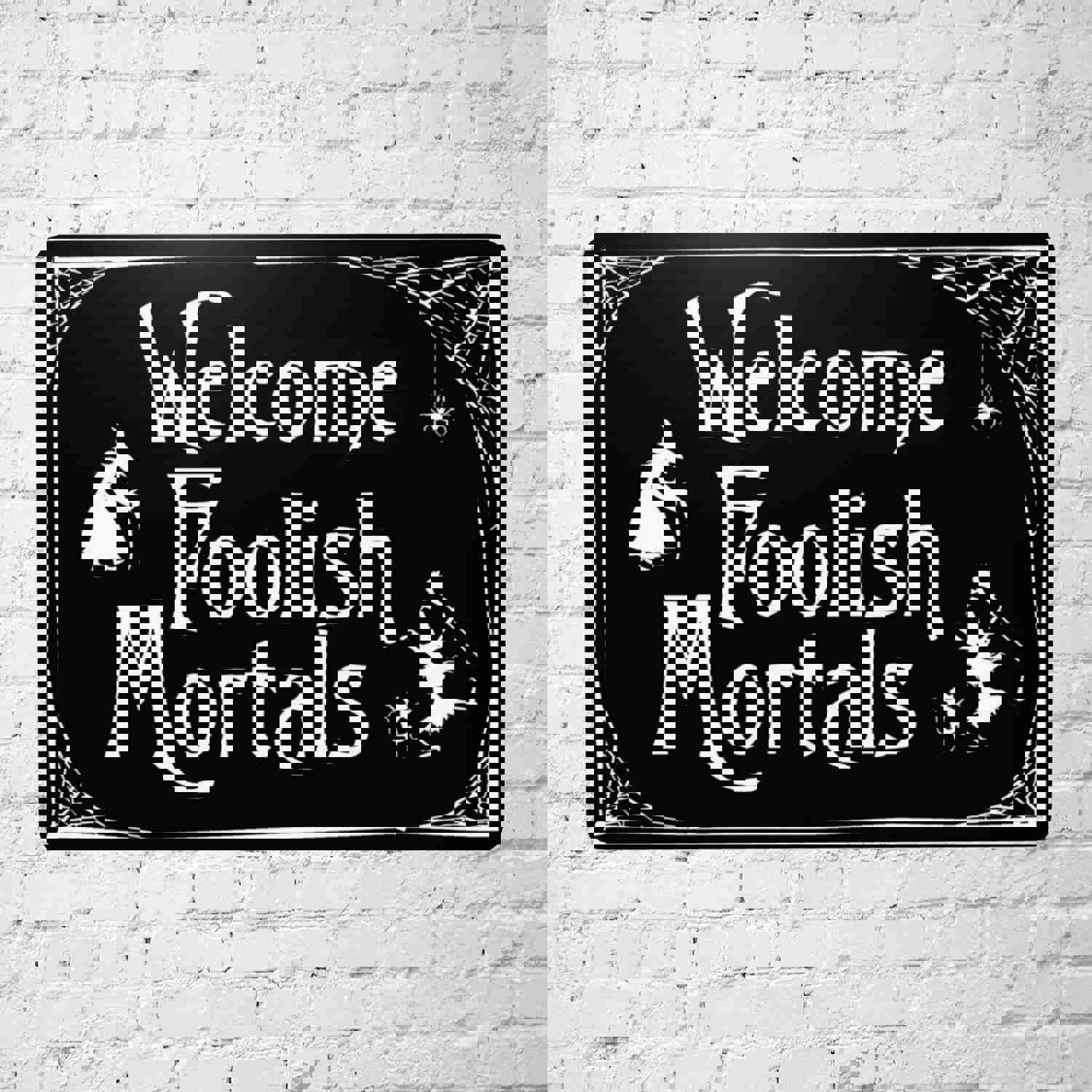 1pc Vintage Halloween Witch Tin Sign - Old Salem Inn Wall Art Decor (8x12inch)