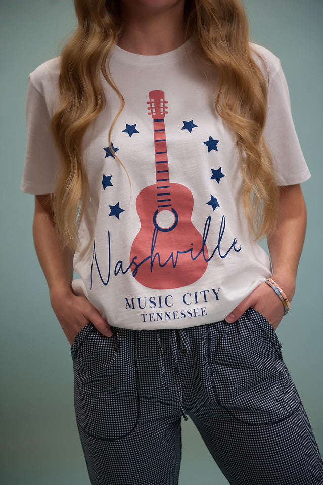 Nashville Music City Graphic Tee