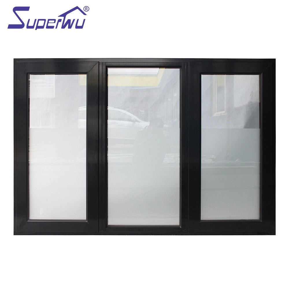 Superwu Certification Aluminum Passive House Energy Efficient Casement Windows