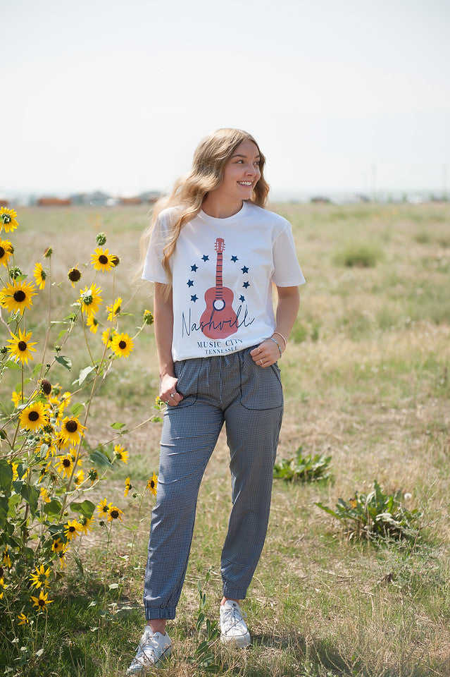 Nashville Music City Graphic Tee