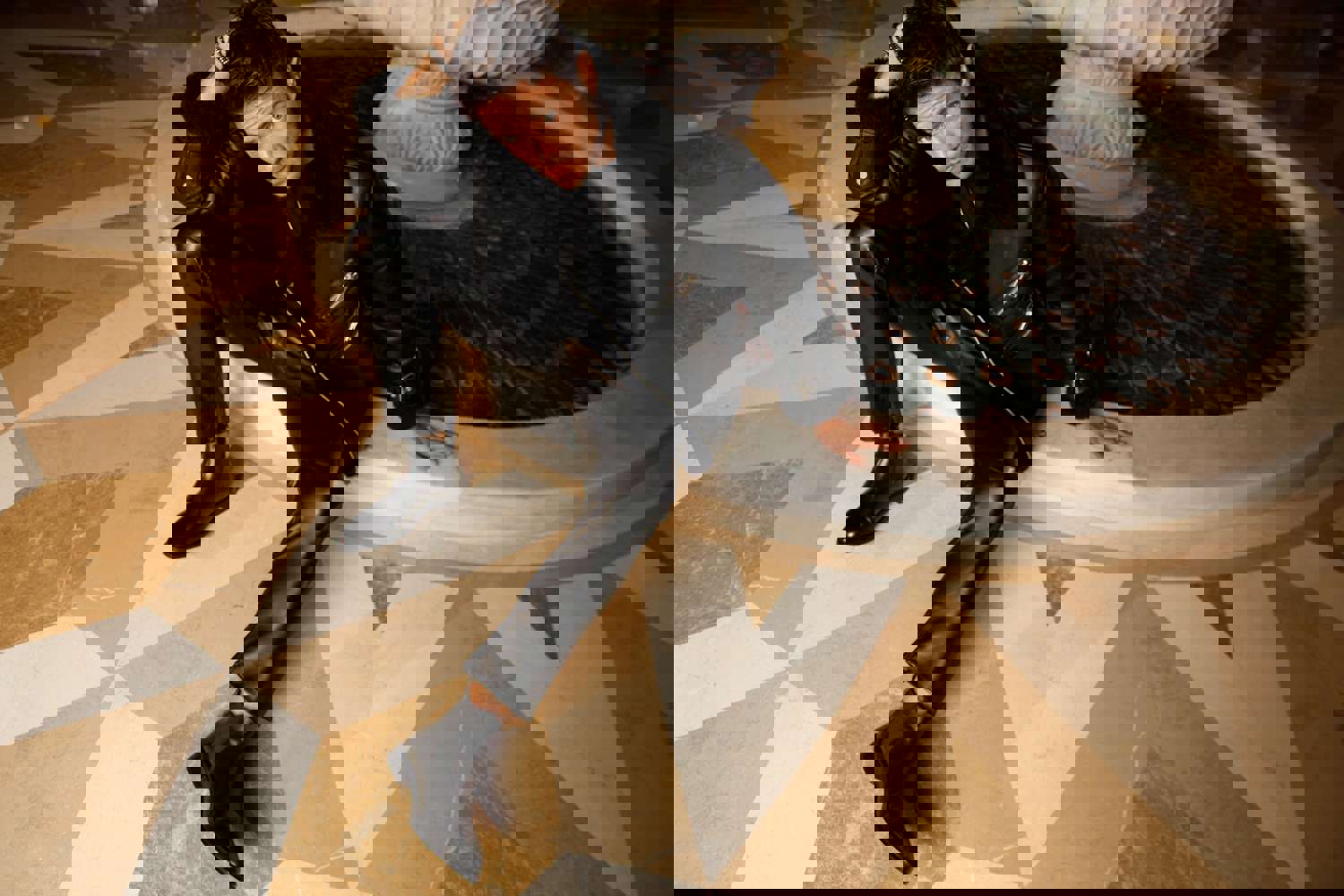 The Manby Black Leather Chelsea Men Boot