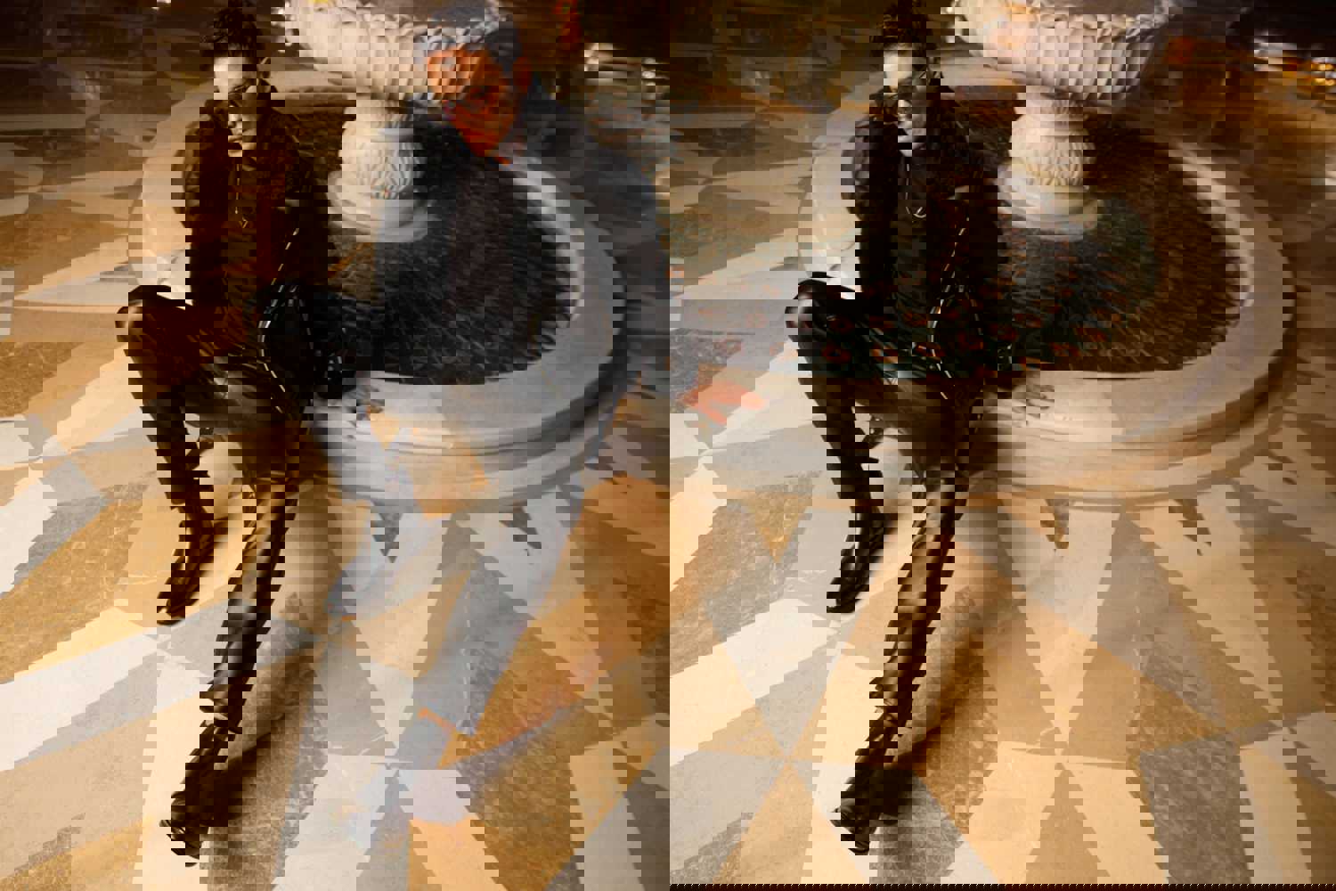 The Manby Black Leather Chelsea Men Boot