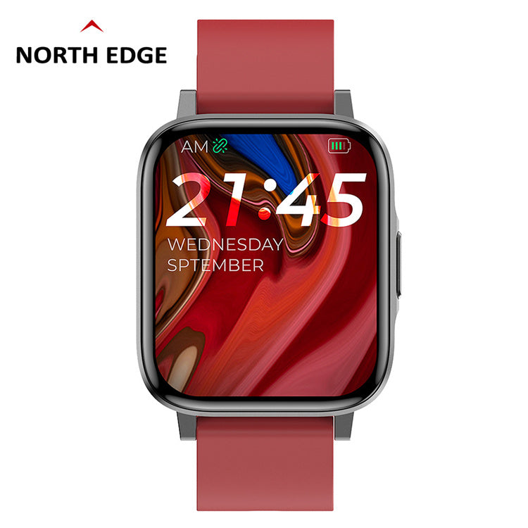 North Edge F60 Smart Watch - Full Touch Screen, IP68, Fitness Tracker for Android & iOS