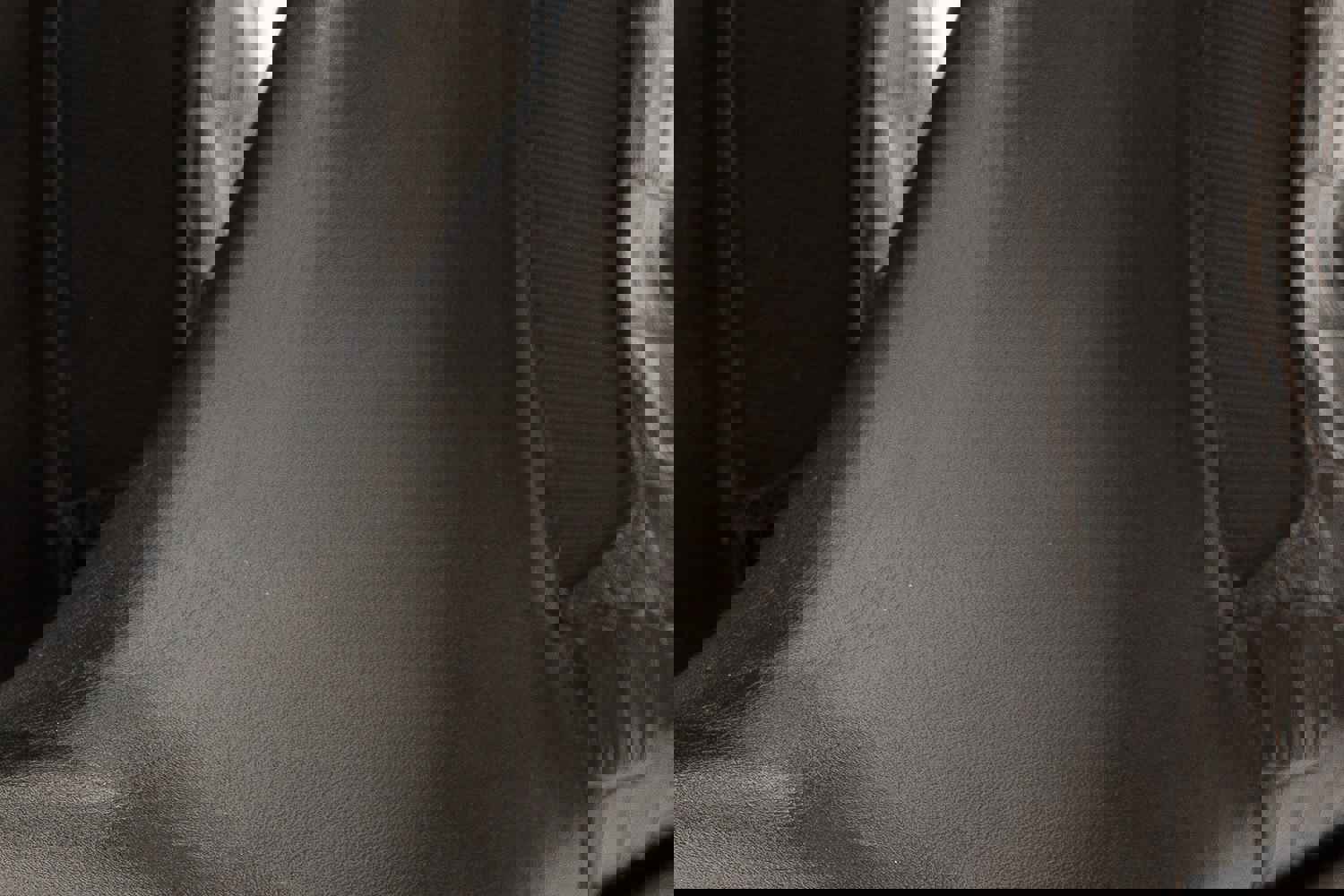 The Manby Black Leather Chelsea Men Boot