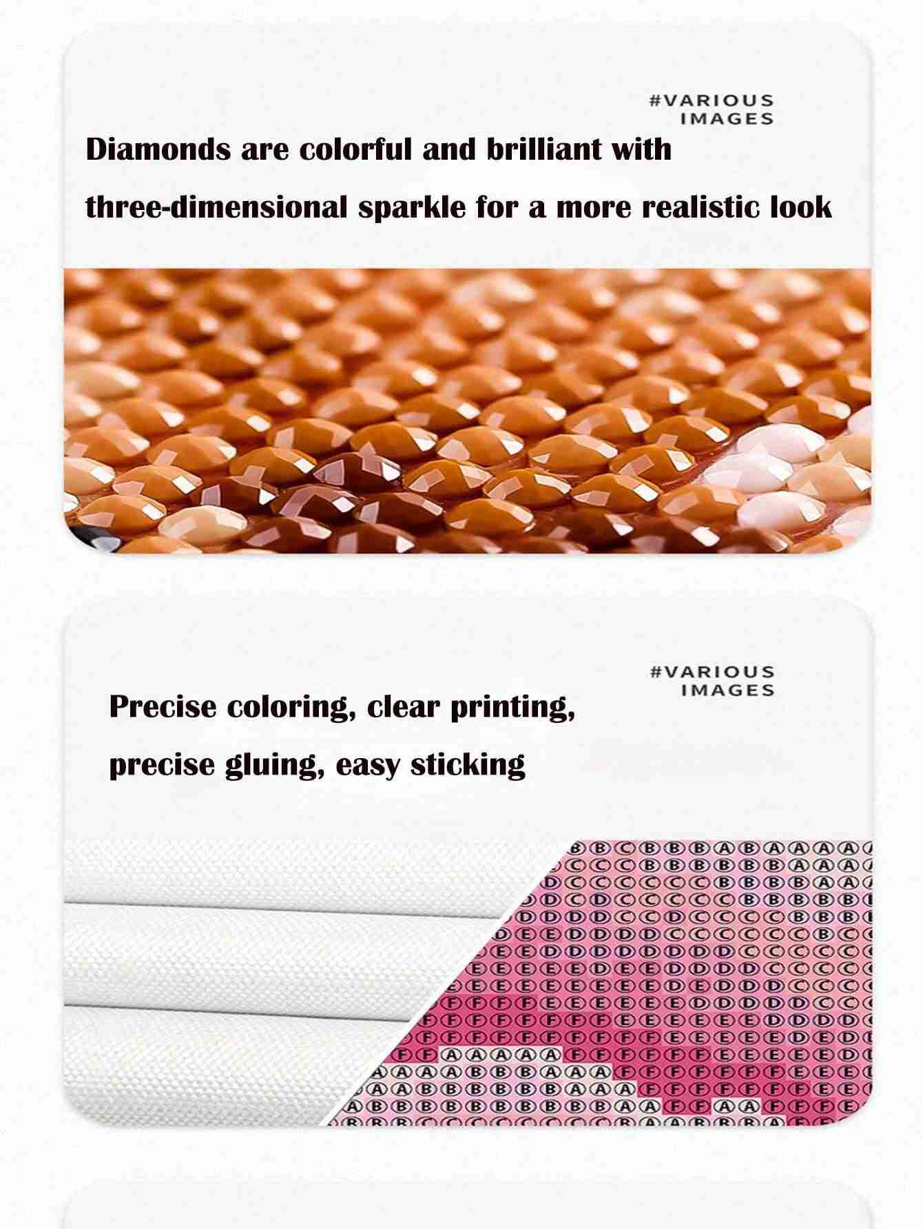 1PC/12 Styles Animal Cartoons DIY Diamond Art Painting for Home Decor