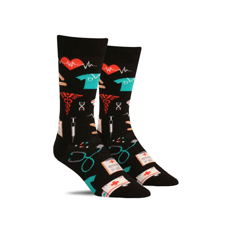 Healthcare Heroes Socks for Men - Medical Themed Gift