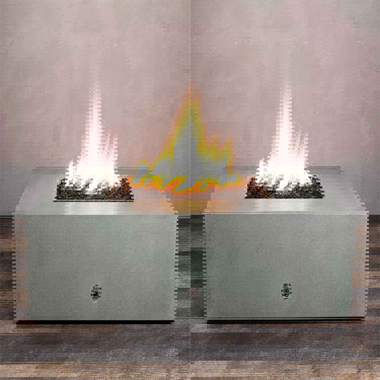 Starfire Designs Rustic Gravity 45 Square Concrete Gas Fire Pit