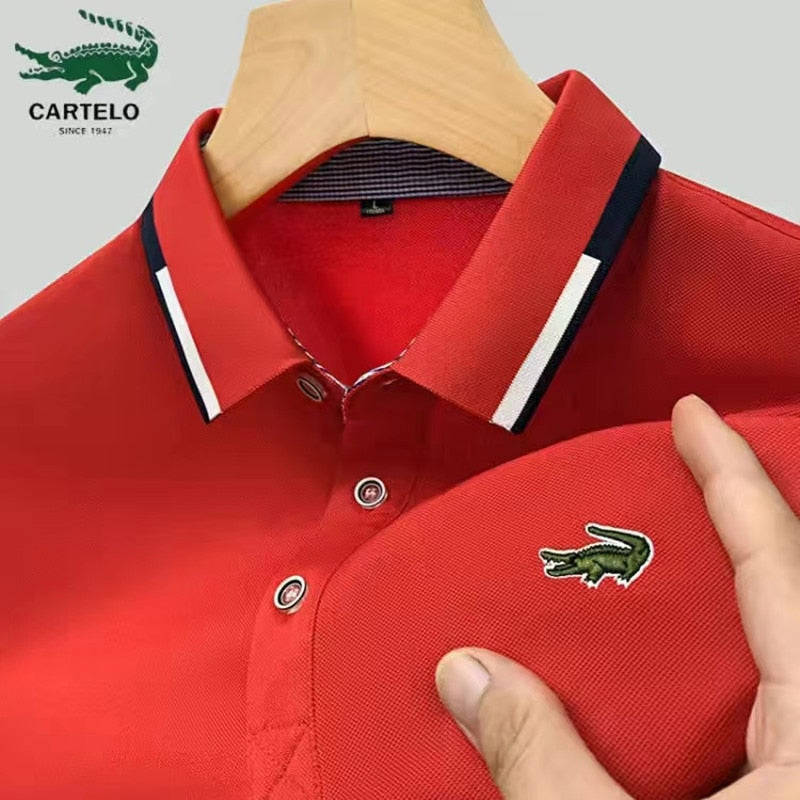Summer Luxury Business Polo Shirts for Men 2023