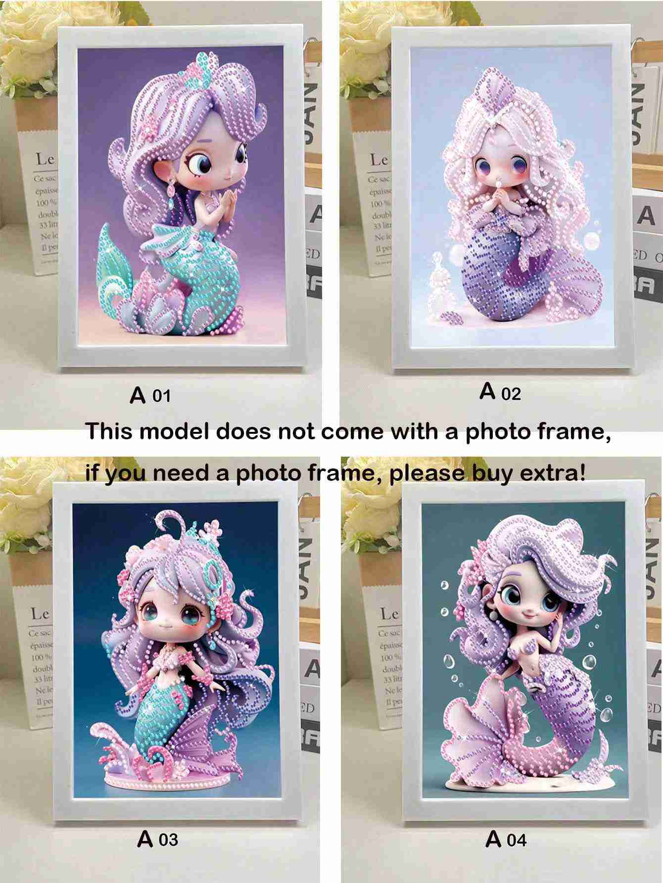 1PC/12 Styles Animal Cartoons DIY Diamond Art Painting for Home Decor