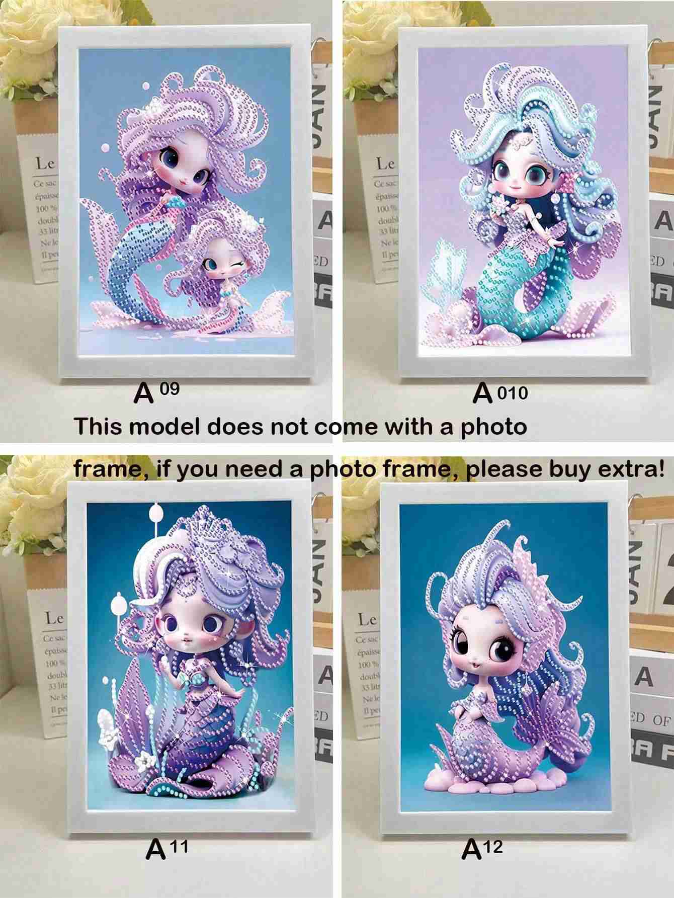 1PC/12 Styles Animal Cartoons DIY Diamond Art Painting for Home Decor