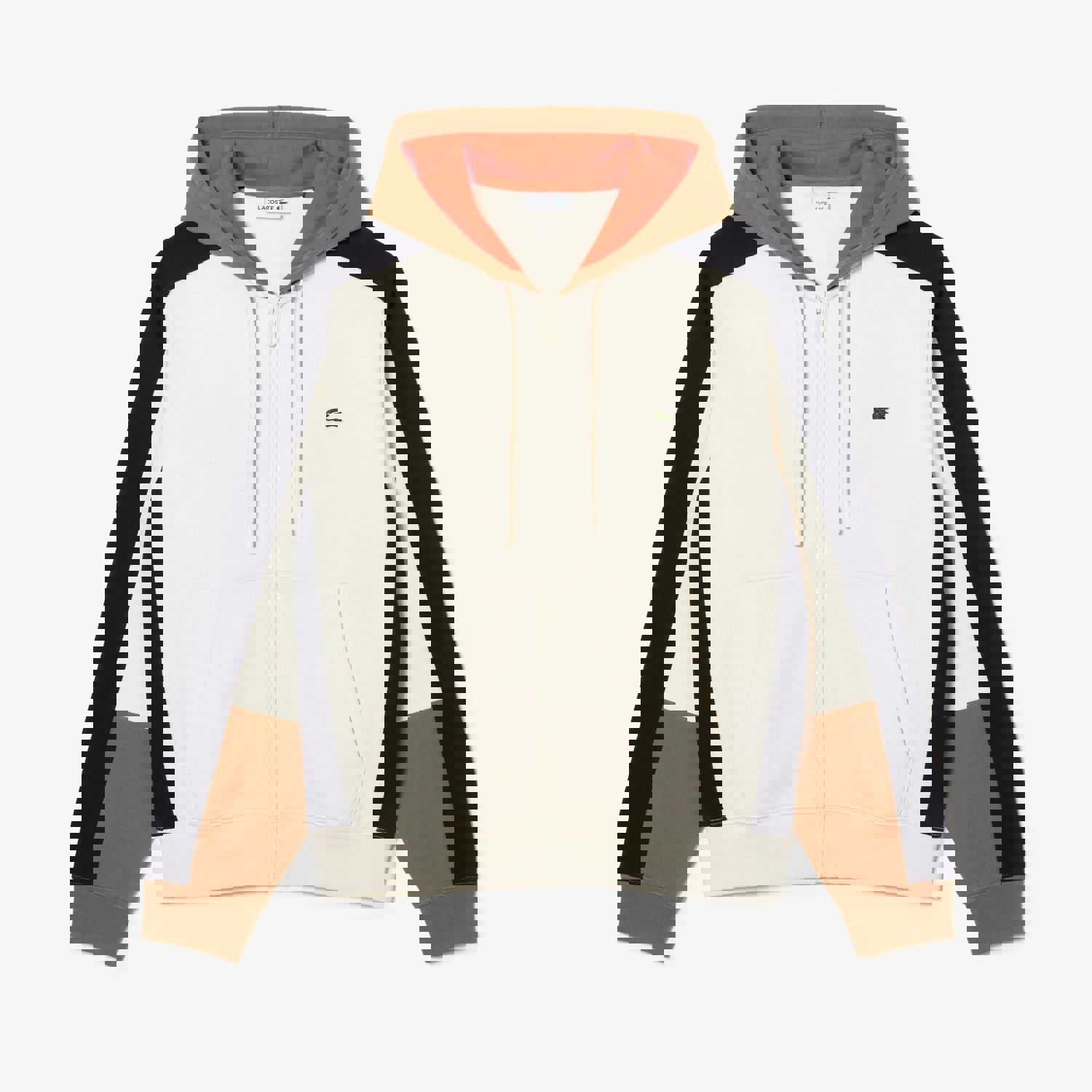 Lacoste Men's Colorblock Hoodie - Regular Fit with Adjustable Hood