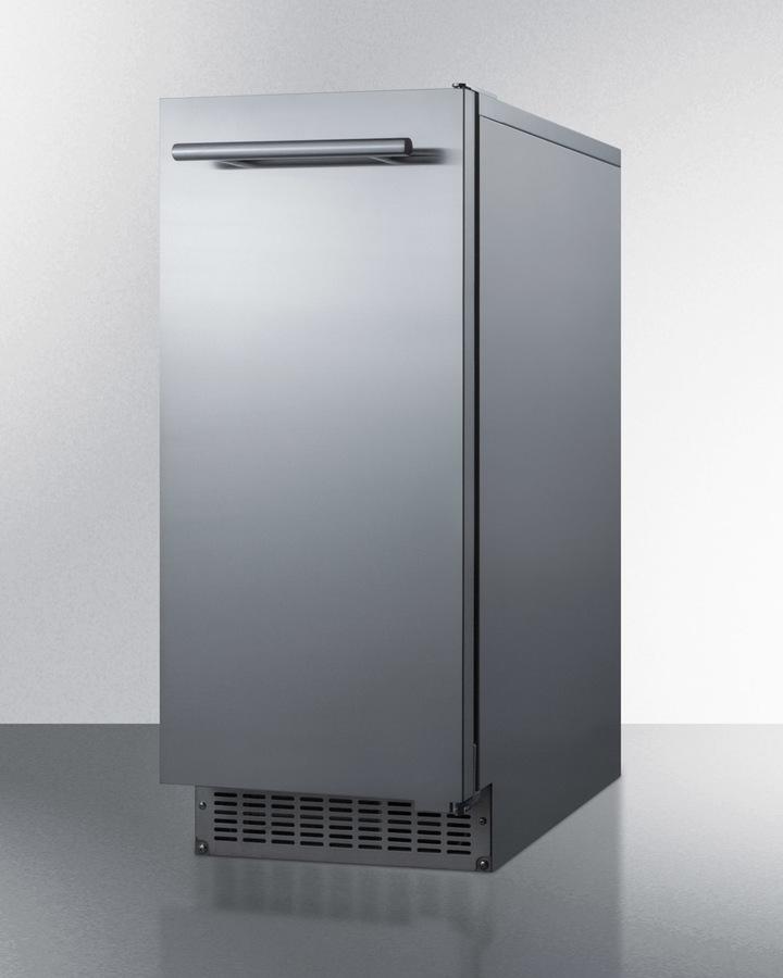 Summit 14.88 Slim Fitting Built In Ice Maker BIM68OSGDR