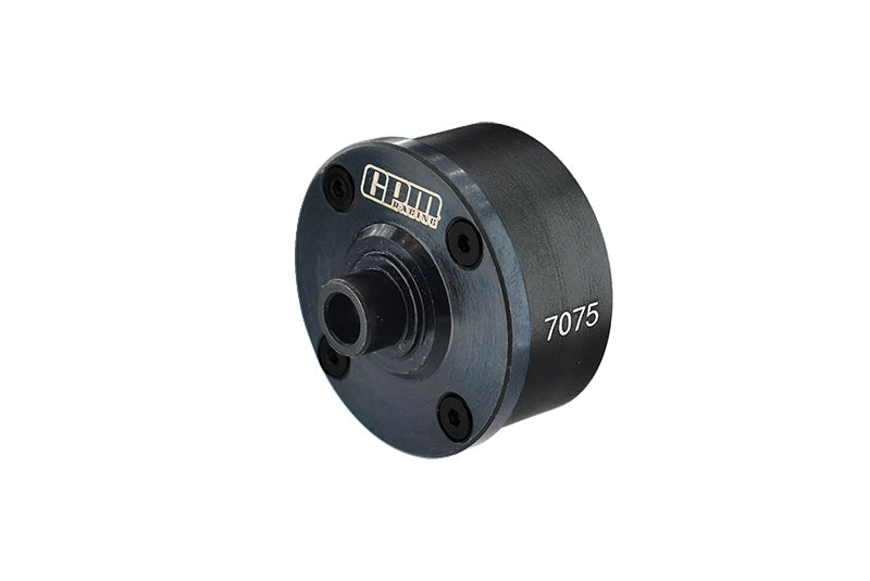 Medium Carbon Steel + Aluminium 7075-T6 Differential Case for Arrma 1:7 and 1:8 RC Car Models - Black