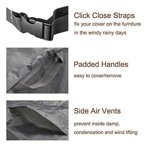 Waterproof Outdoor Patio Furniture Set Covers - Heavy Duty Oxford Fabric