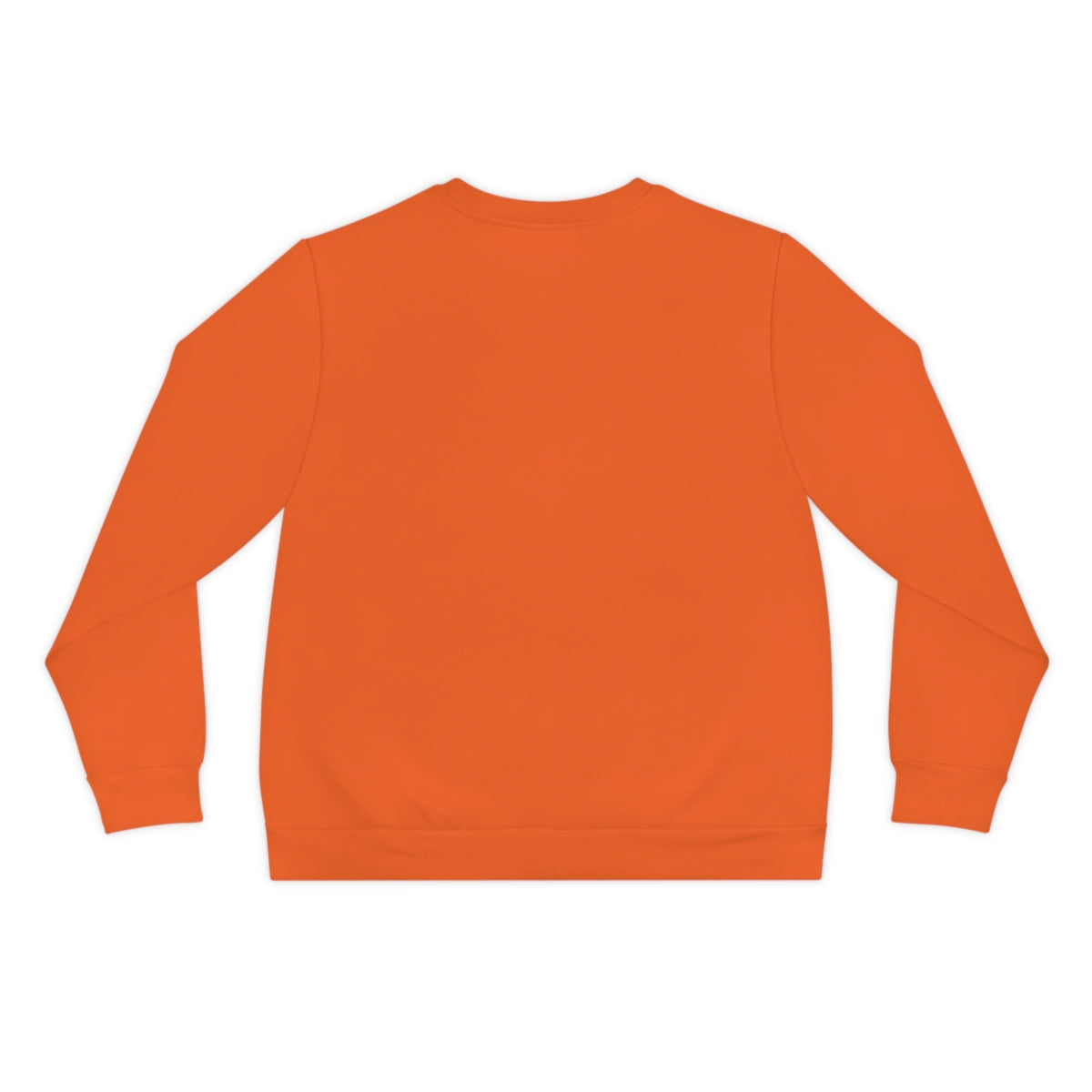 Dark Orange Lightweight Men's Sweatshirt - Solid Color Regular Fit