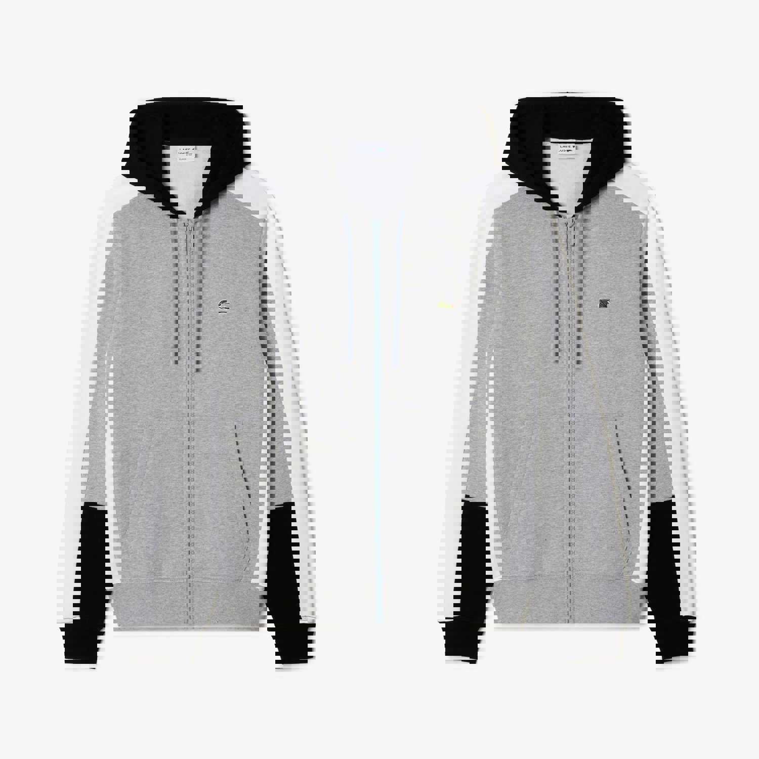 Lacoste Men's Colorblock Hoodie - Regular Fit with Adjustable Hood