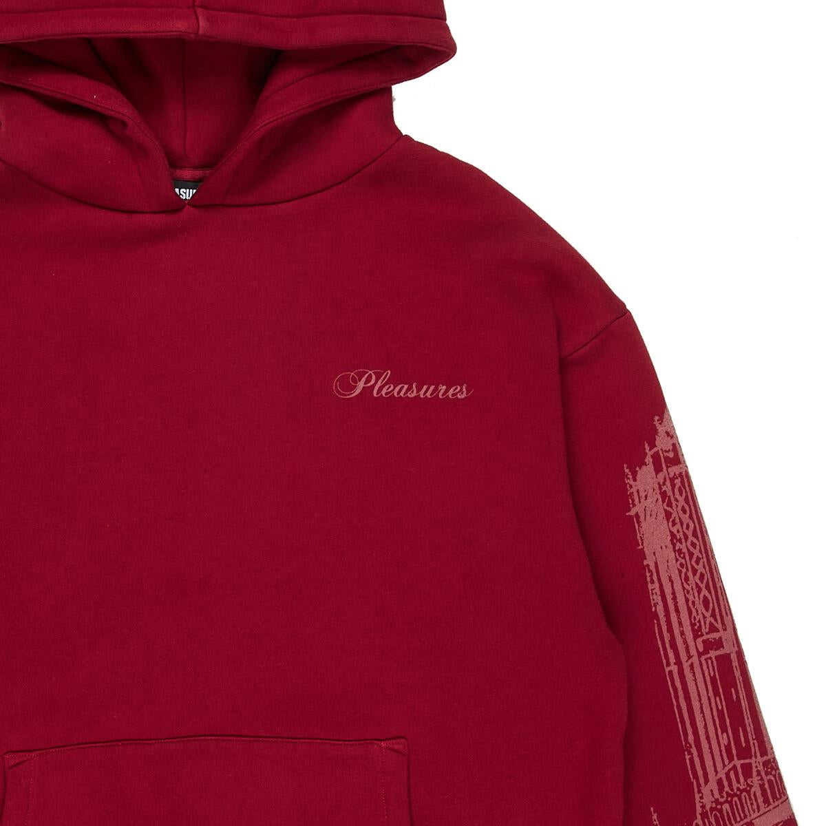 PLEASURES WARSAW HOODIE - Men's Casual Fleece Hoodie