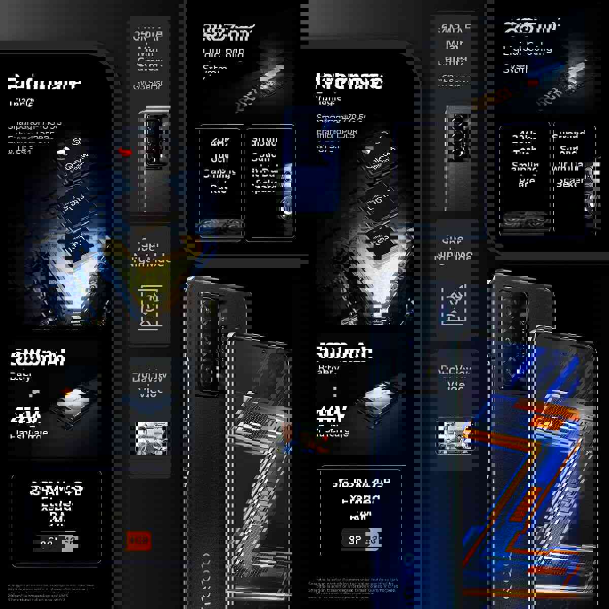 Vivo IQOO Z5 5G Smartphone - Dual GSM Unlocked, Octa-Core, 44W Fast Charging