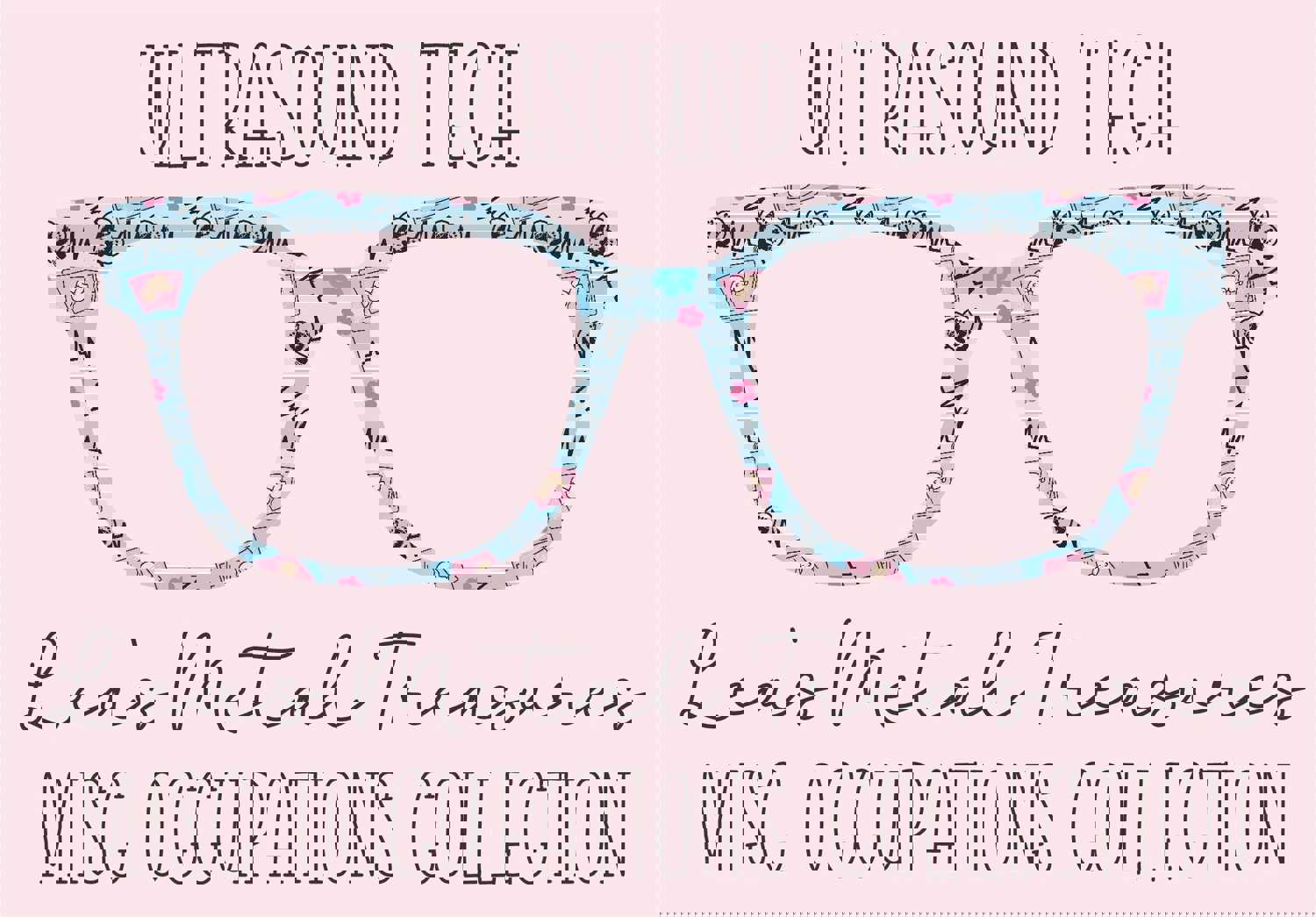 Ultrasound Tech Eyewear Frame Toppers with Magnets