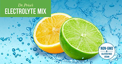 Dr. Prices Vitamins Electrolyte Mix Supplement Powder - Lemon Lime Flavor, 90 Servings, Vegan, Keto, No Sugar