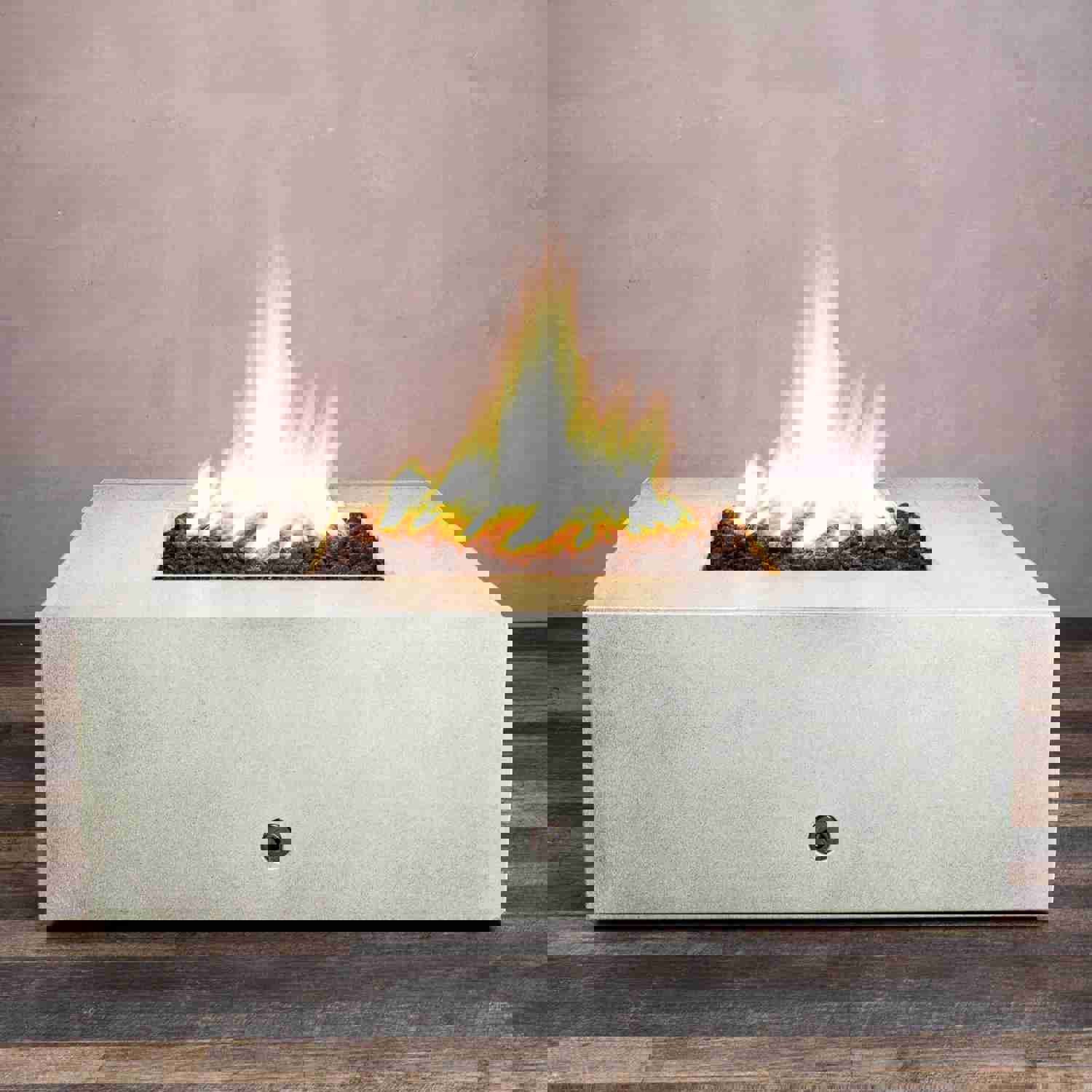 Starfire Designs Rustic Gravity 45 Square Concrete Gas Fire Pit