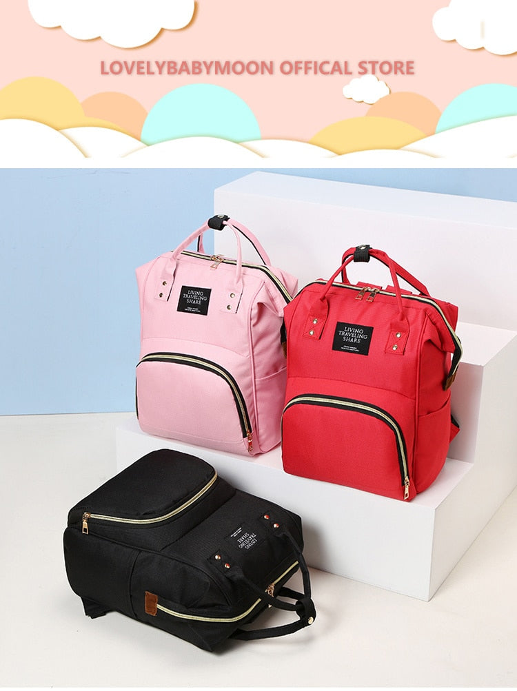 Maternity Diaper Bag Waterproof Large Capacity Mommy Bag for Baby Essentials