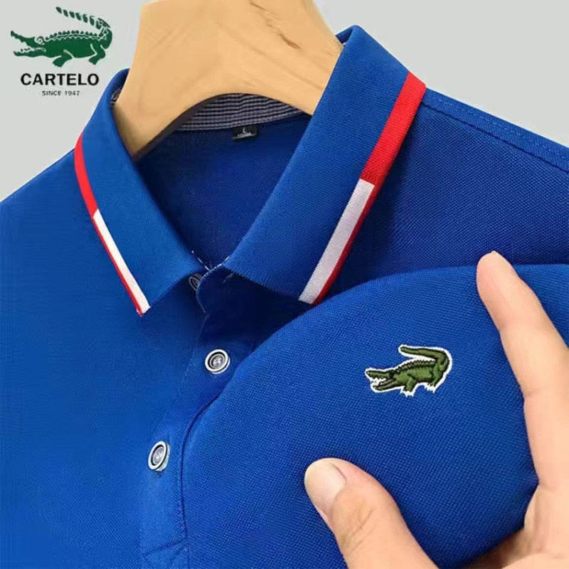Summer Luxury Business Polo Shirts for Men 2023