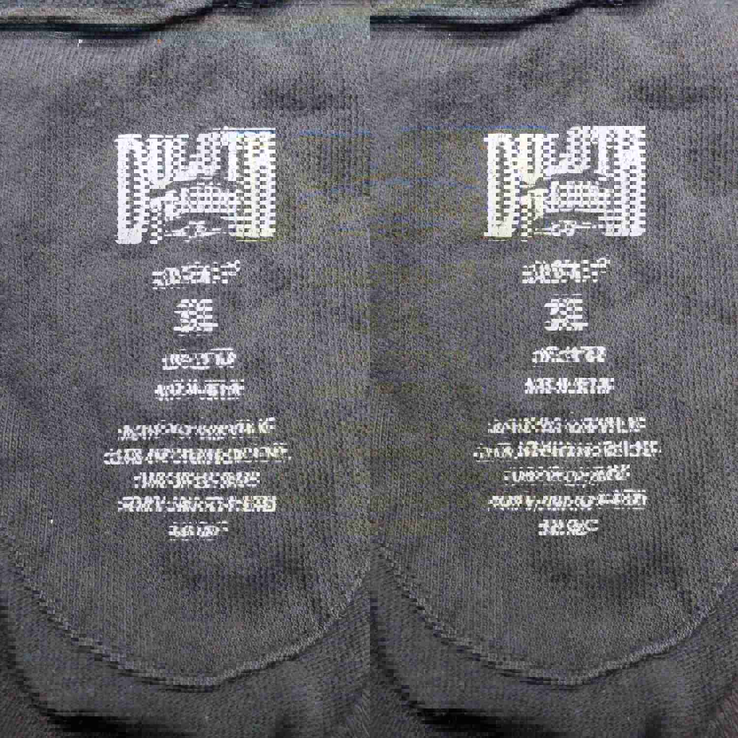 Duluth Men's 3XL Gray Short Sleeve 100% Cotton Casual Pocket Tee