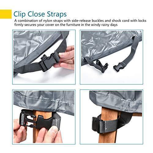 Waterproof Outdoor Patio Furniture Set Covers - Heavy Duty Oxford Fabric